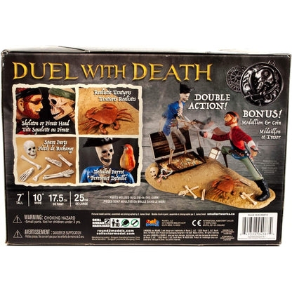 Duel With Death 1/12 Scale Skeleton Pirate Diorama Model Kit - Lindberg - Jolly Roger Series