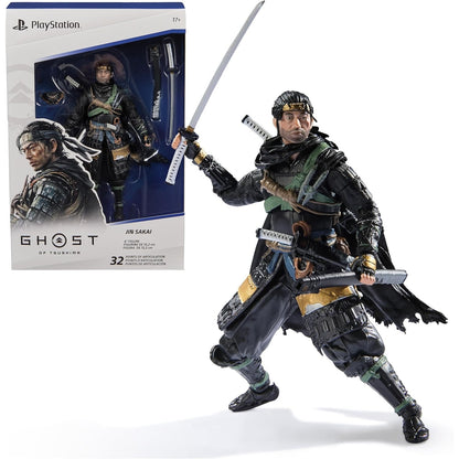 Ghost of Tsushima Jin Sakai 6" Action Figure - Spin Master Ltd. - PlayStation: The Shapes Collection