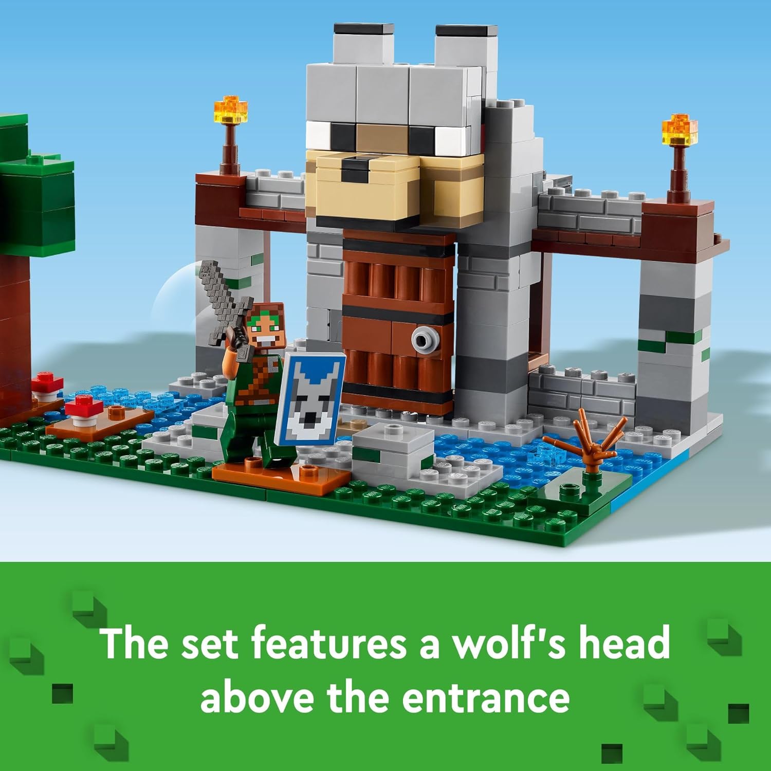 Minecraft The Wolf Stronghold Building Toy - LEGO #21261