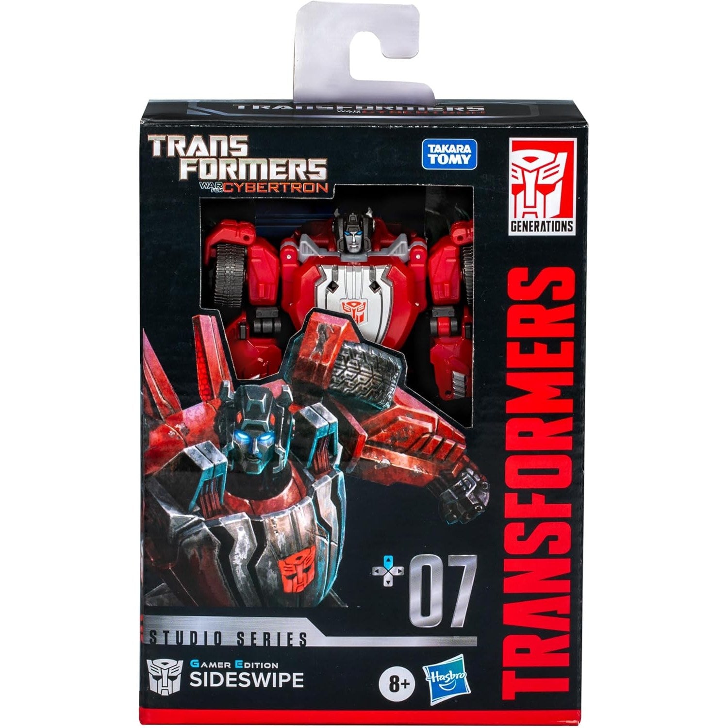 Transformers: War for Cybertron Deluxe Class Sideswipe Action Figure - Takara Tomy, Hasbro - Studio Series Gamer Edition #07