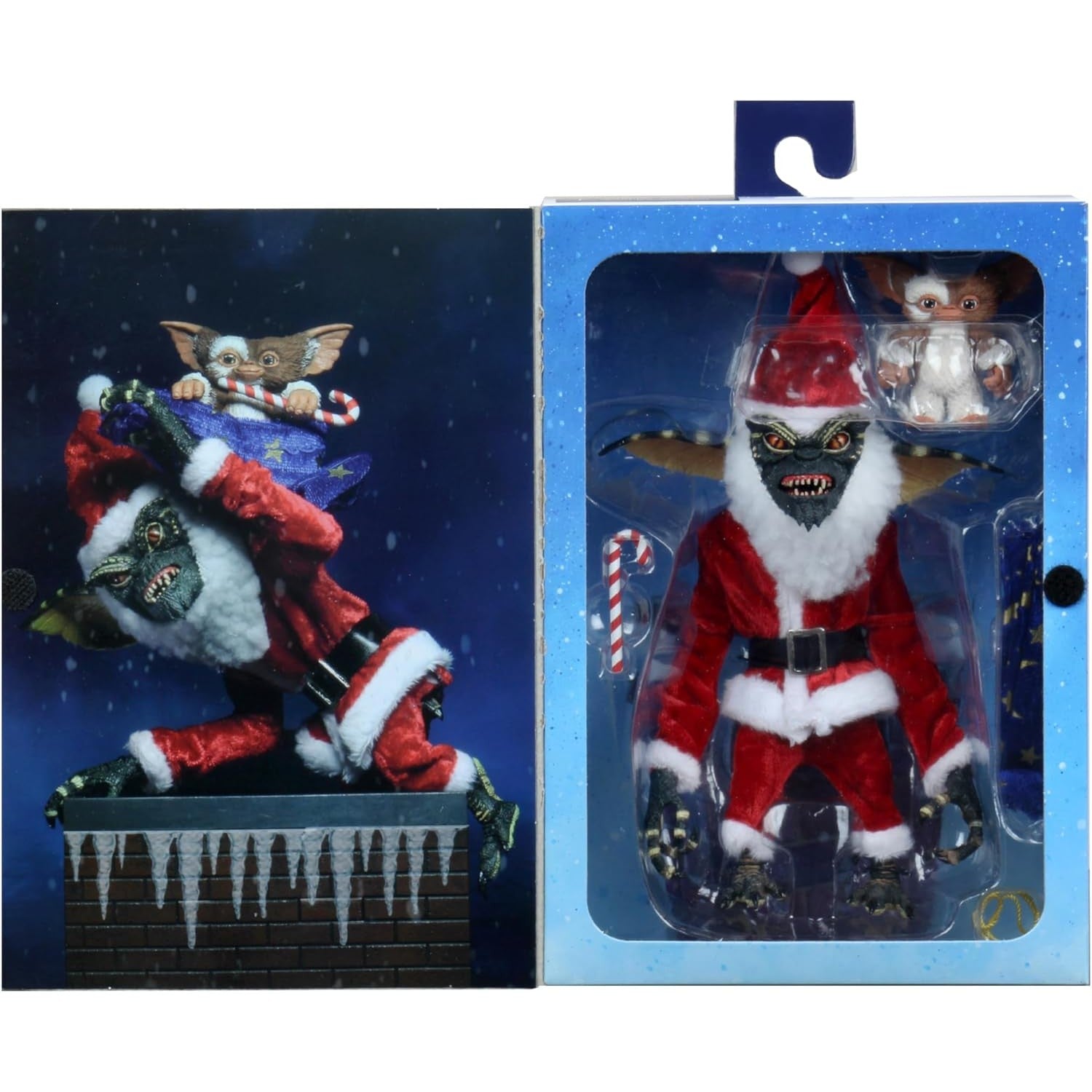 Gremlins Ultimate Santa Stripe with Gizmo Action Figure - NECA