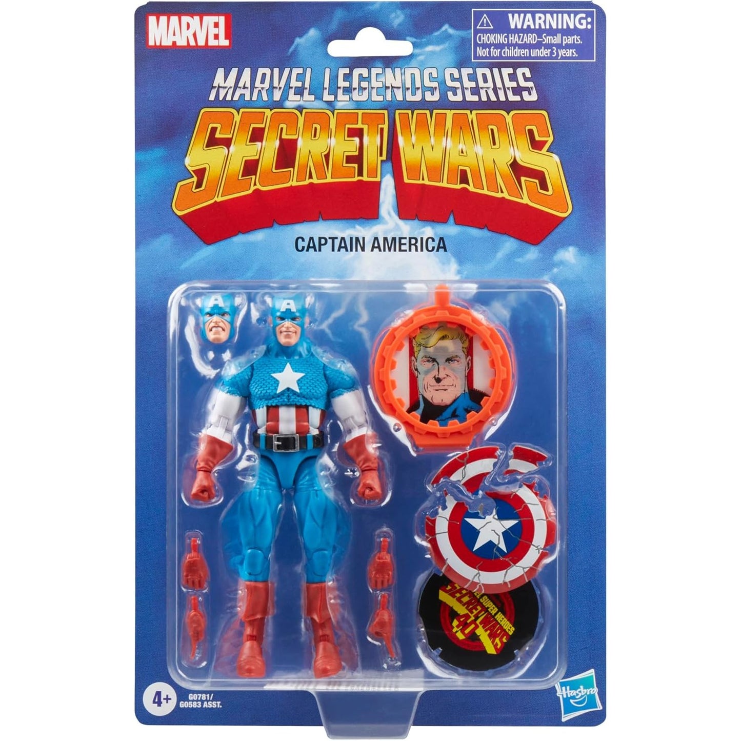 Secret Wars Captain America Action Figure - Hasbro - Marvel Legends