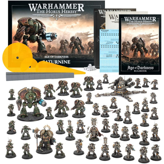 Warhammer: The Horus Heresy Age of Darkness Satunine Boxed Set - Games Workshop - 50 Miniatures, Rulebook, Dice & More!