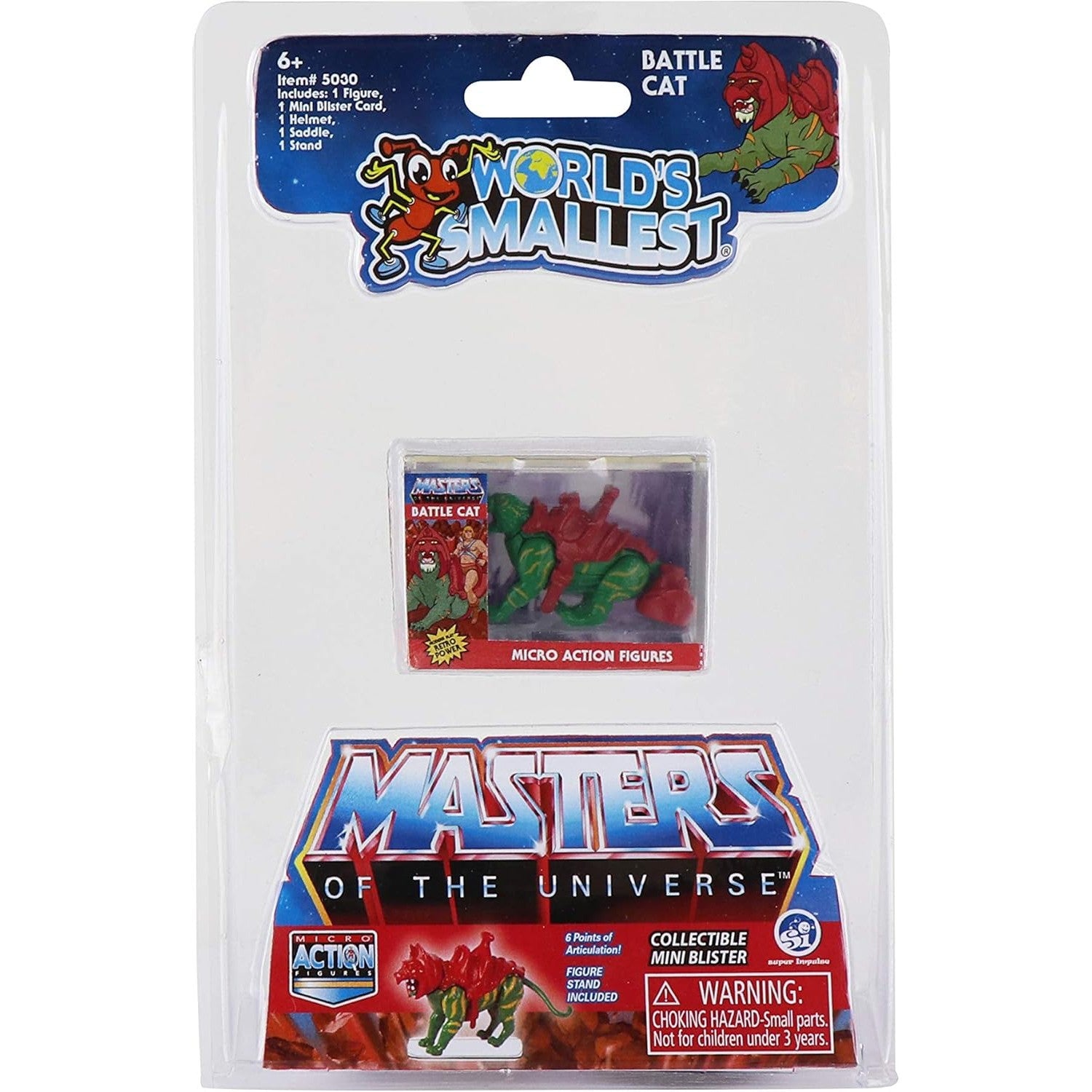 Masters of the Universe Micro Action Figure - 1 Random Character, 4 Possible - World's Smallest