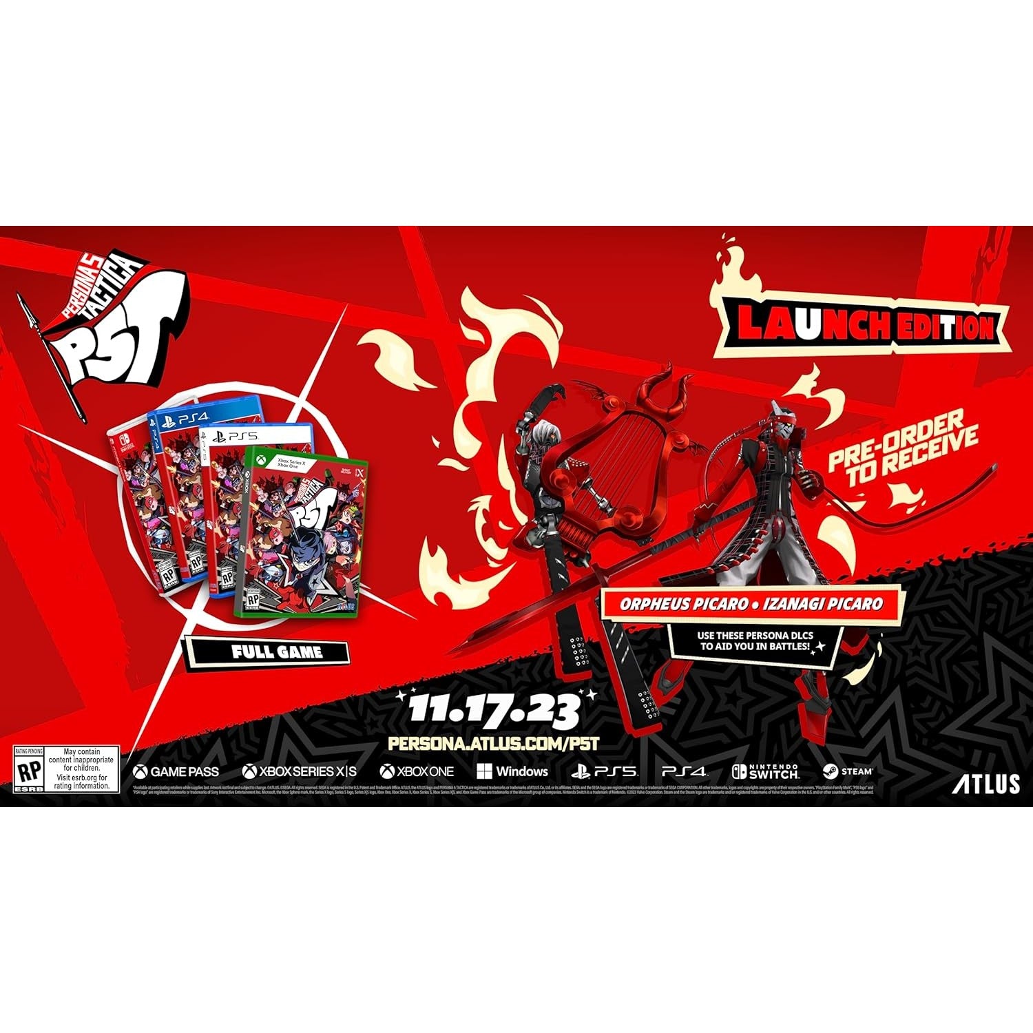 Persona 5 Tactica - Nintendo Switch - Atlus