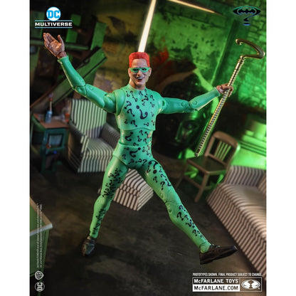 DC Multiverse Batman Forever The Riddler Action Figure - McFarlane Toys - Nightmare Bat CTB