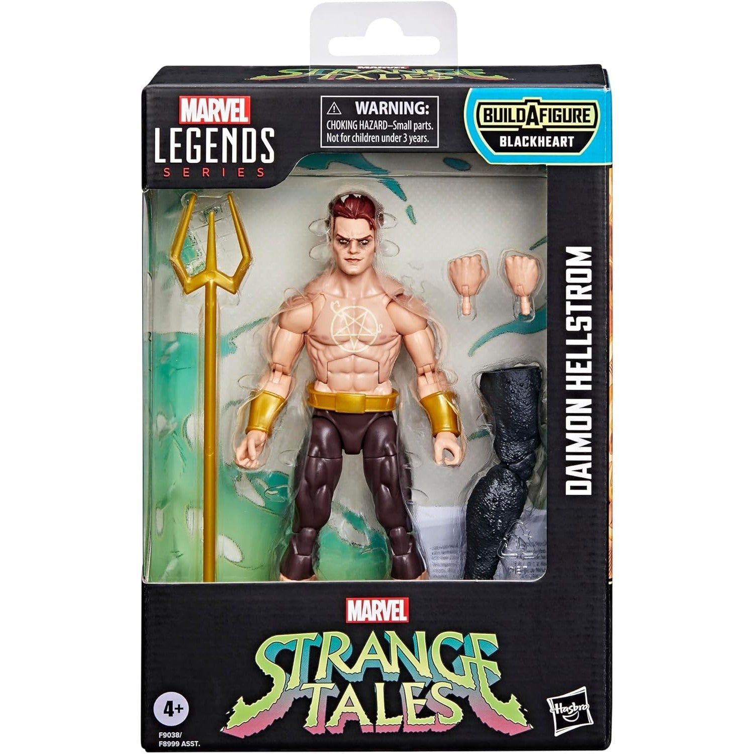 Marvel Strange Tales Daimon Hellstrom Action Figure - Hasbro - Marvel Legends, Blackheart BAF