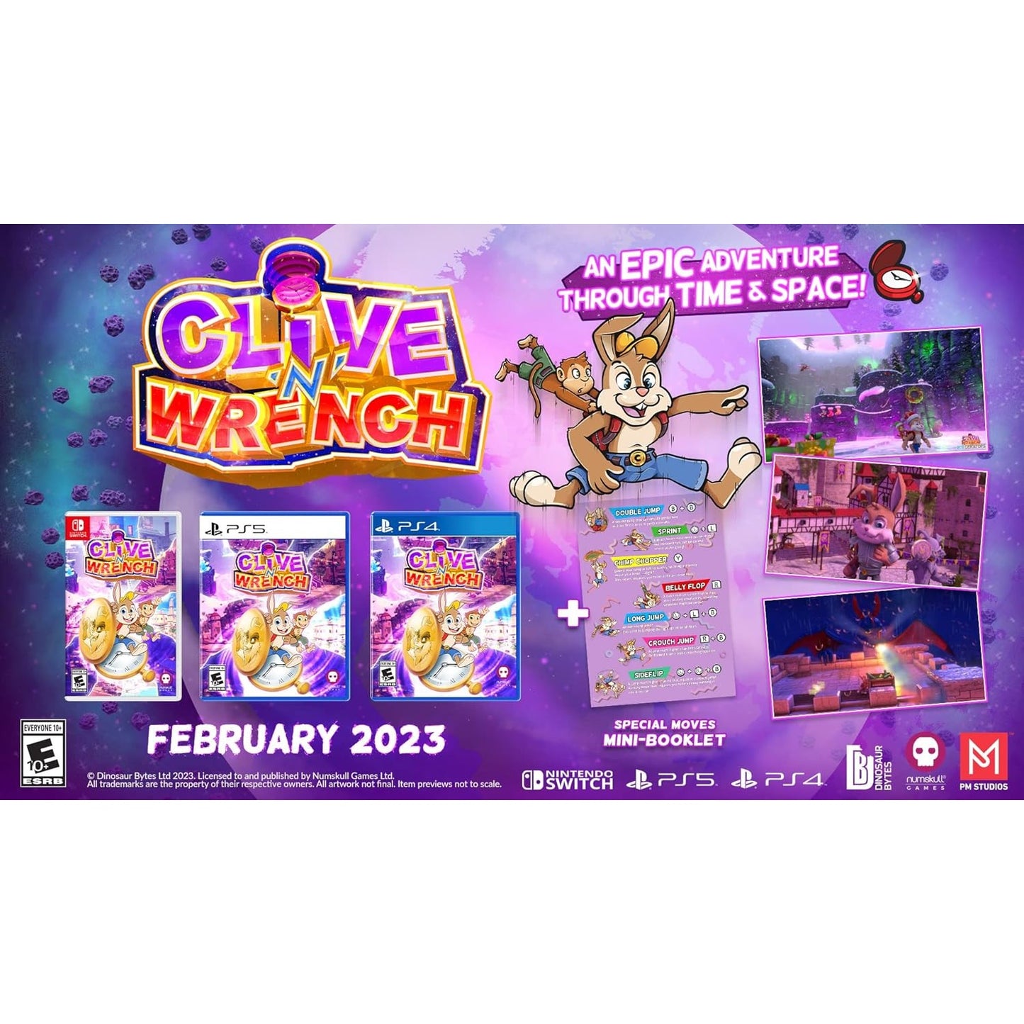Clive 'N' Wrench - Nintendo Switch - Numskull Games