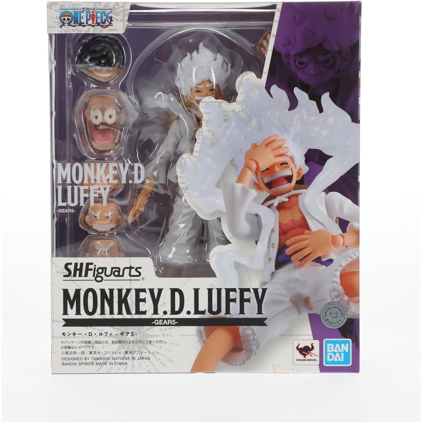 One Piece Monkey D. Luffy Gear5 Action Figure - Bandai Spirits S.H.Figuarts FiguartsZERO