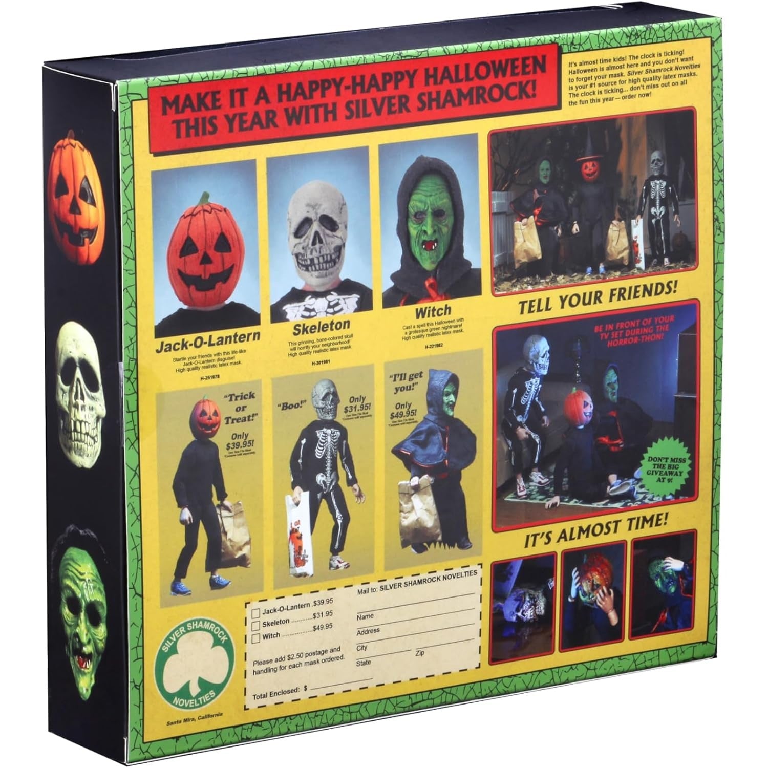Halloween III: Season of the Witch Silver Shamrock Trick-or-Treaters Action Figure 3-Pack - NECA
