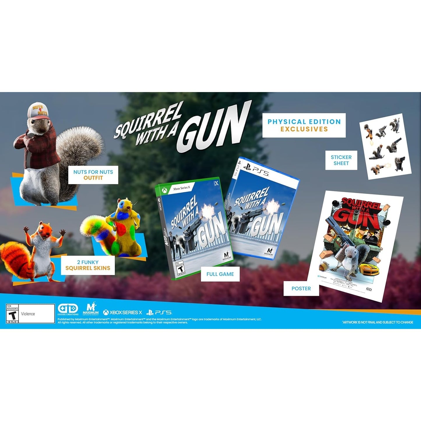 Squirrel with a Gun - PlayStation 5 - Maximum Entertainment