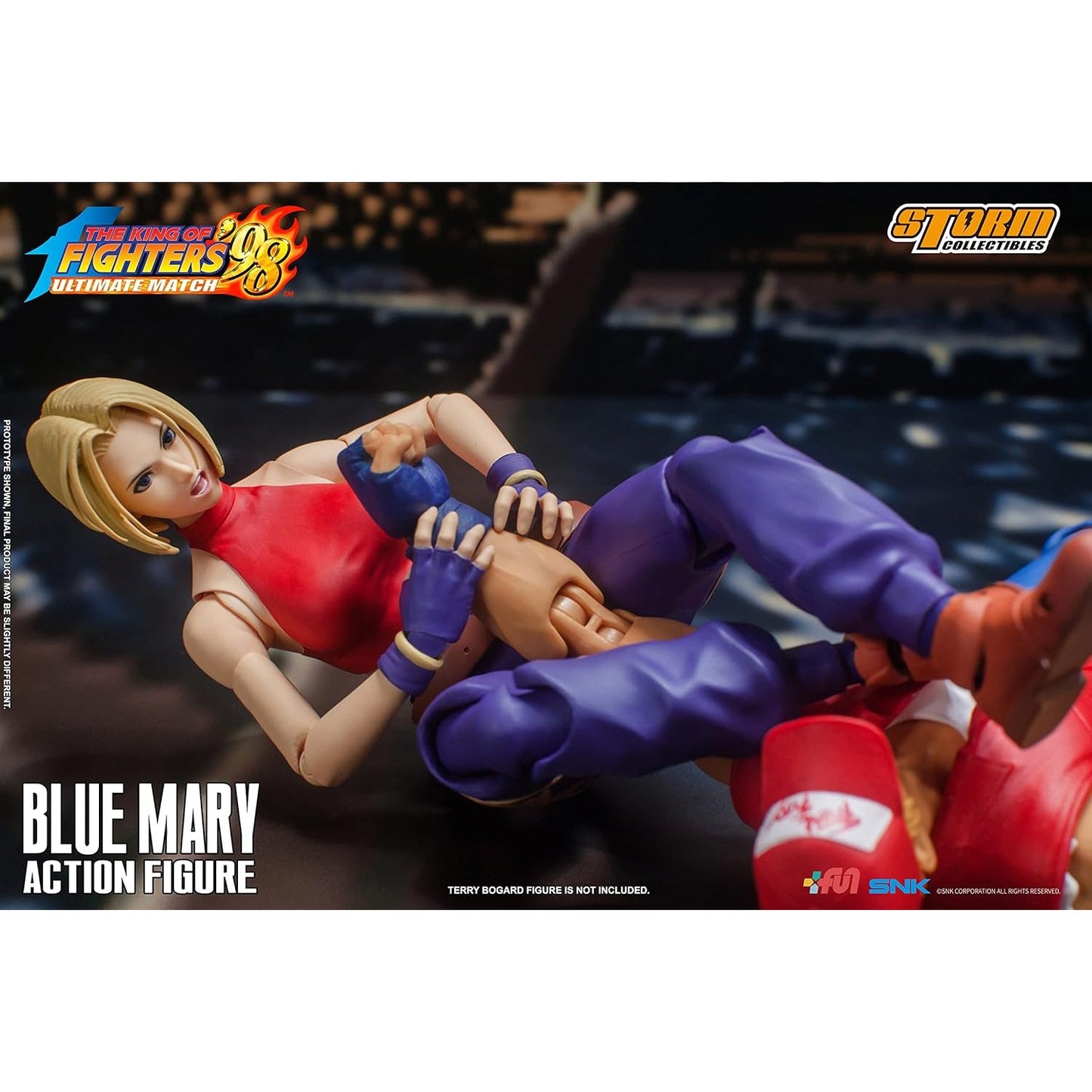 The King of Fighters '98 Blue Mary 1/12 Scale Action Figure - Storm Collectibles