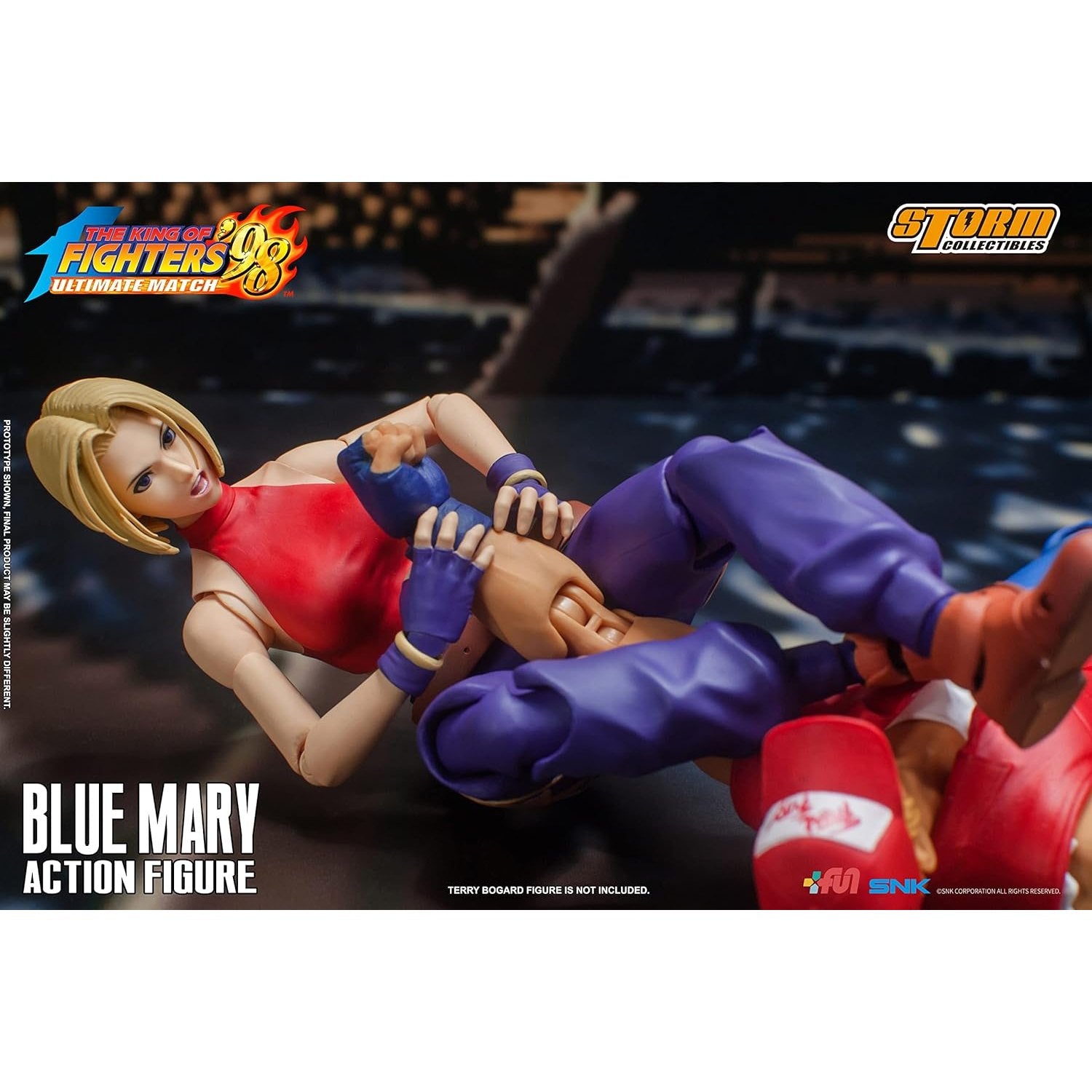 The King of Fighters '98 Blue Mary 1/12 Scale Action Figure - Storm Collectibles