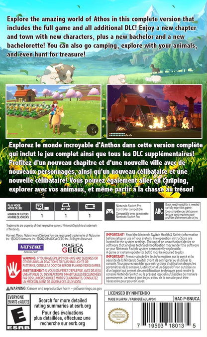 Harvest Moon: The Winds of Anthos Complete Edition - Nintendo Switch - Natsume