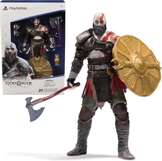 God of War: Ragnarok Kratos 6" Action Figure - Spin Master Ltd. - PlayStation: The Shapes Collection