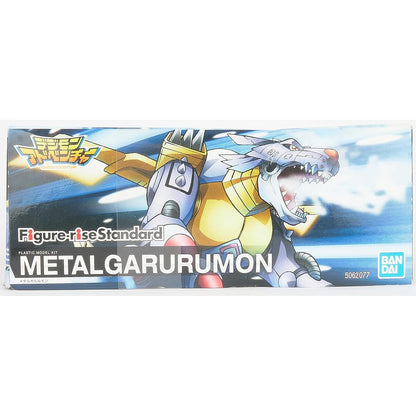 Digimon Adventure Amplified Metal Garurumon Model Kit - Bandia Spirits - Figure-rise Standard