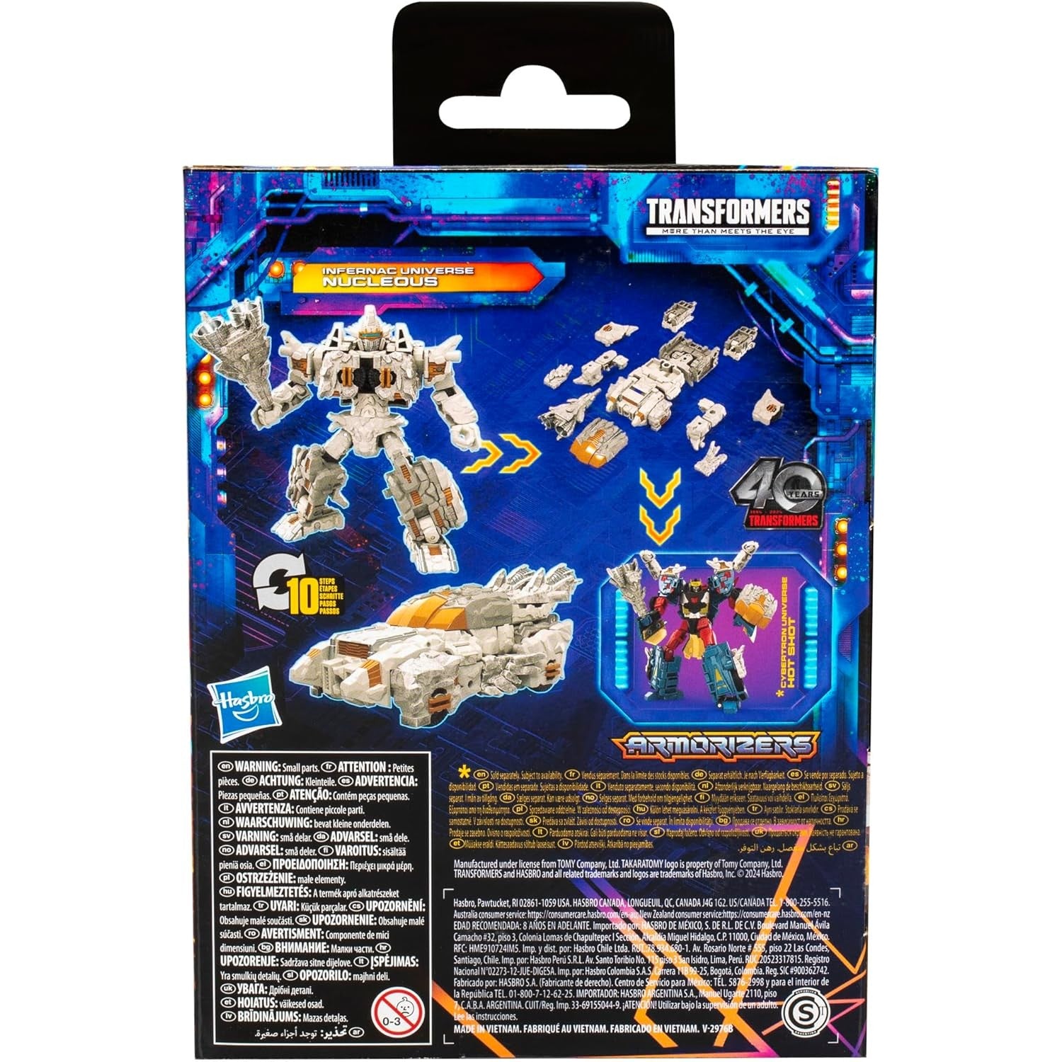 Transformers: Legacy United Deluxe Class Infernac Universe Nucleous Action Figure - Hasbro, Takara Tomy