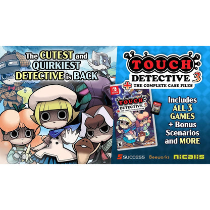 Touch Detective 3 + The Complete Case Files - Nintendo Switch - Nicalis