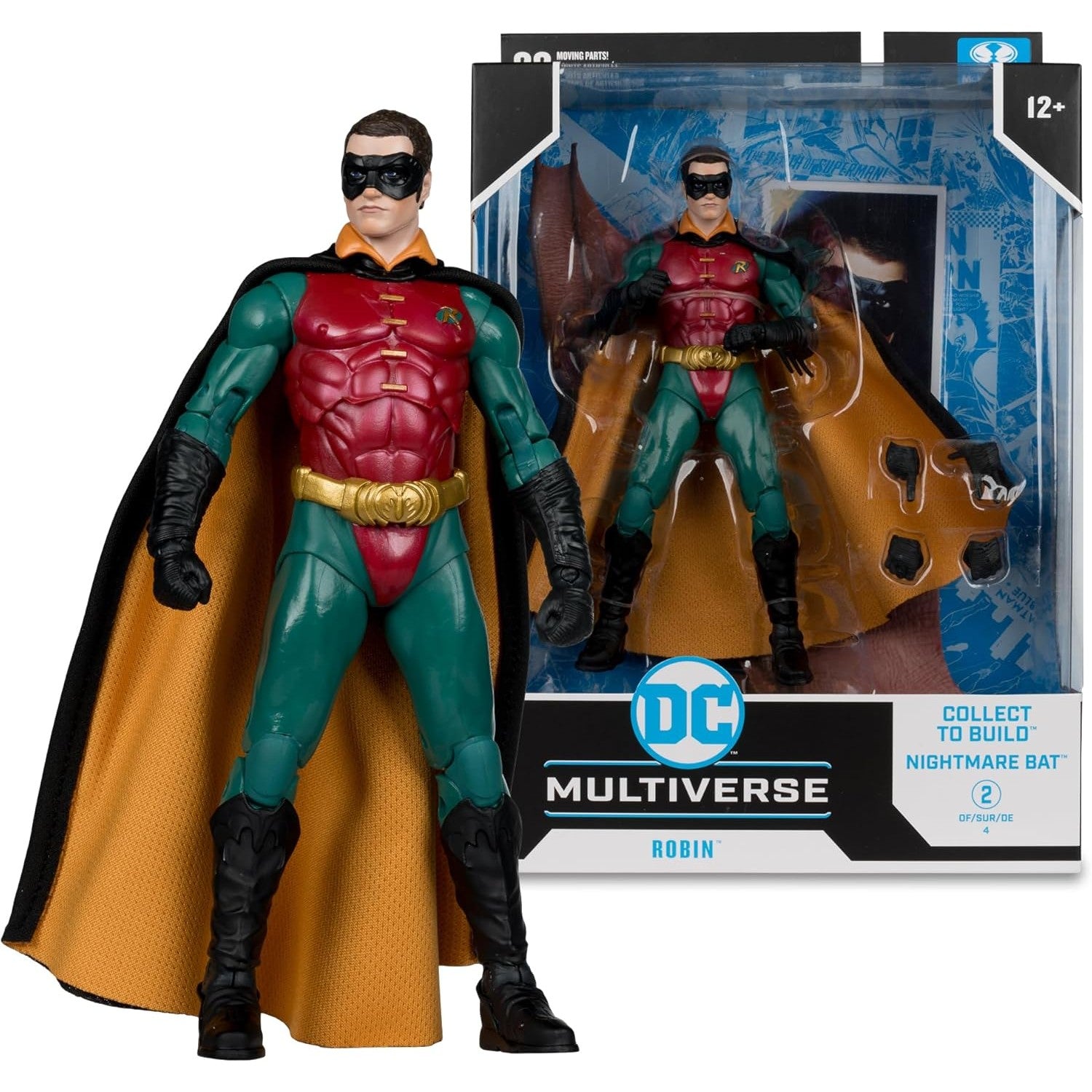 DC Multiverse Batman Forever Robin Action Figure - McFarlane Toys - Nightmare Bat CTB