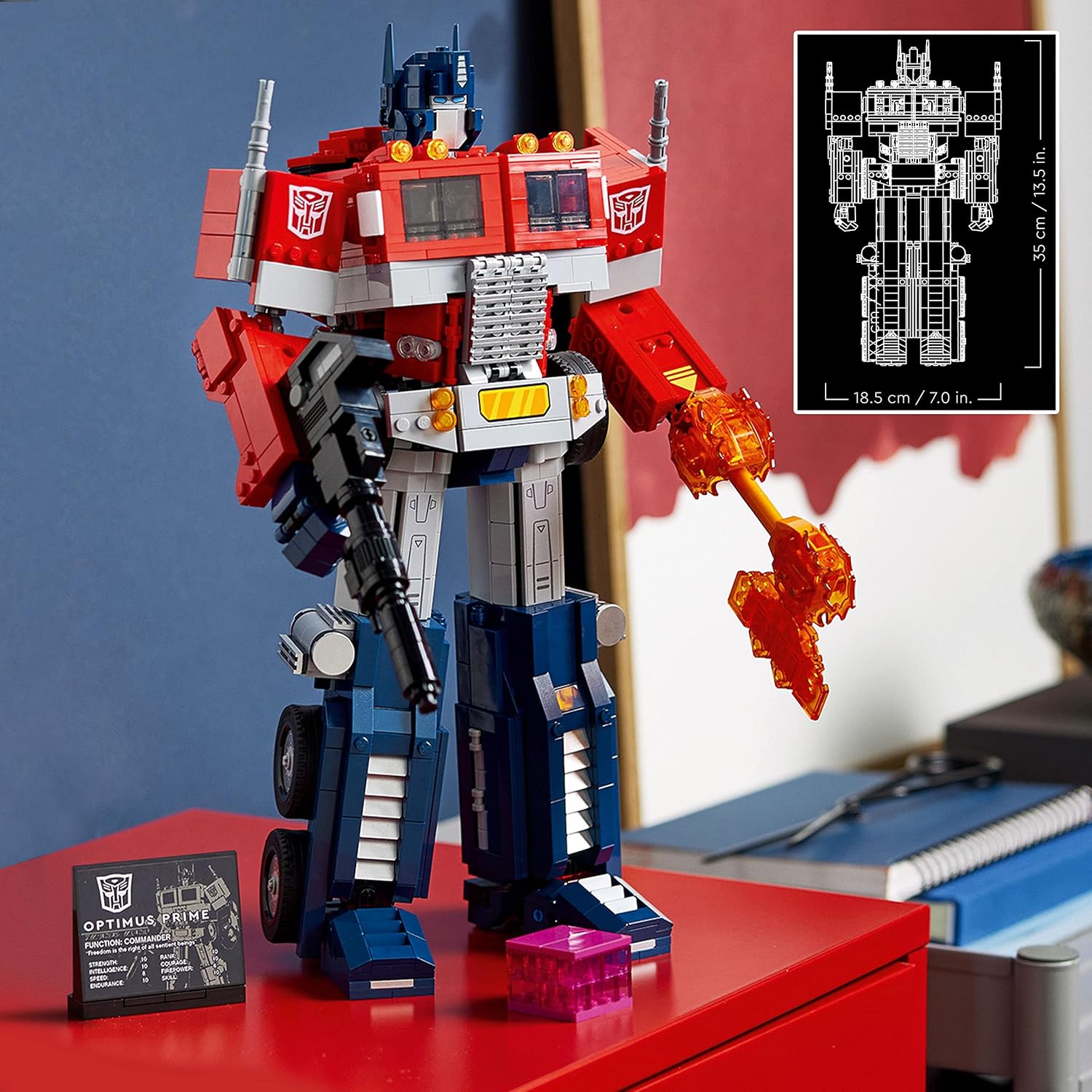 Transformers Optimus Prime Figure Building Set - LEGO #10302 - LEGO Icons