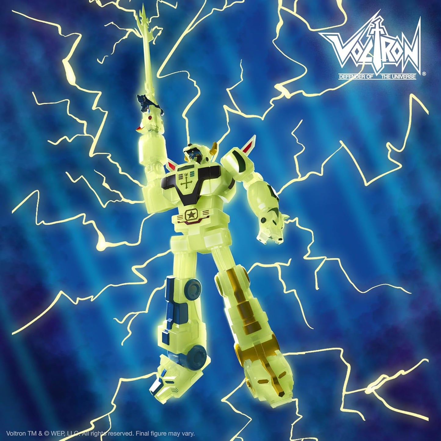 Voltron: Defender of the Universe ULTIMATES! Lightning Glow Voltron Figure Super7