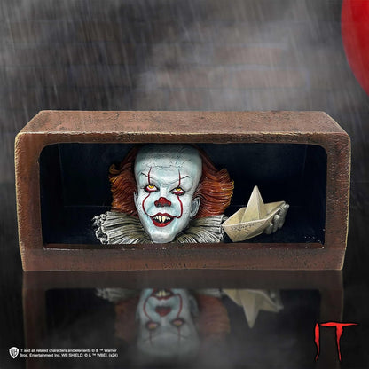 Stephen King's IT Pennywise Drain Resin Clown Sculpture - Nemesis Now