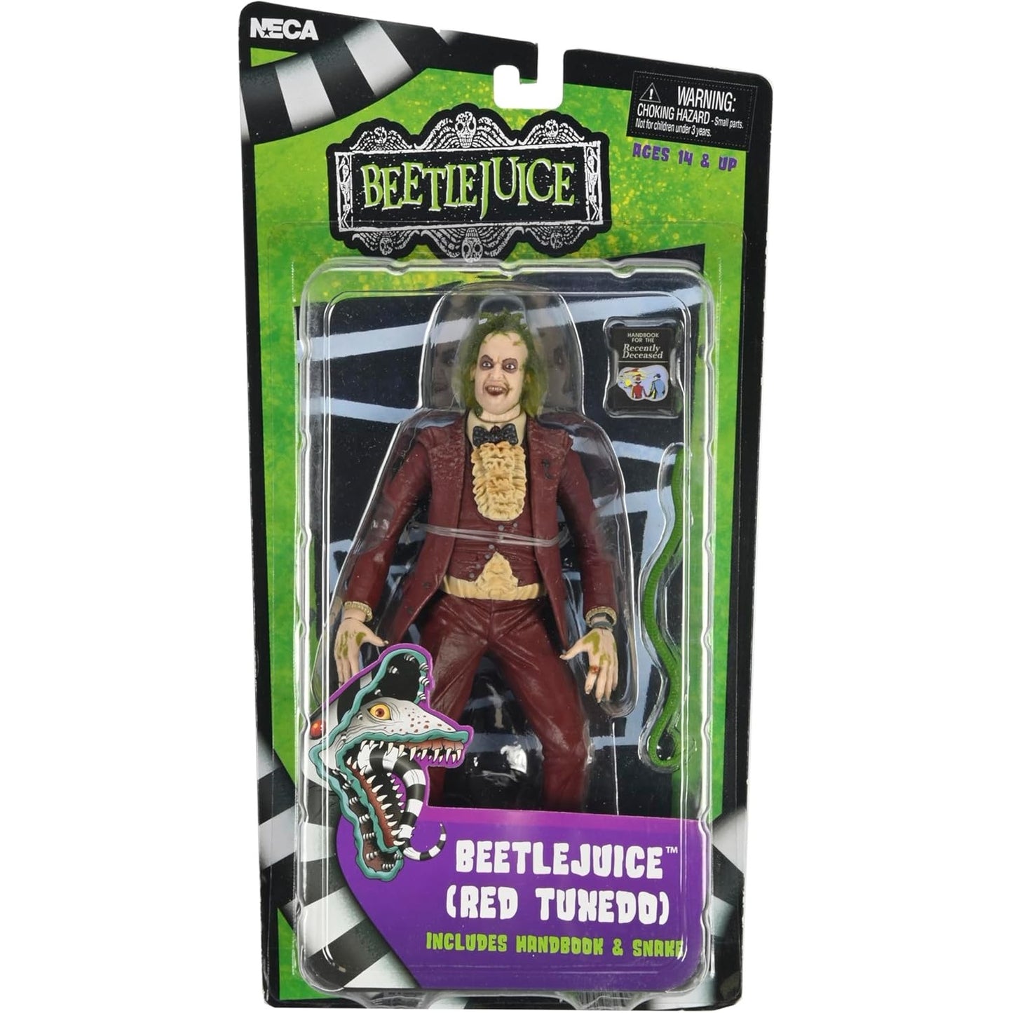 Beetlejuice 1988 Beetlejuice Red Tuxedo Action Figure - NECA