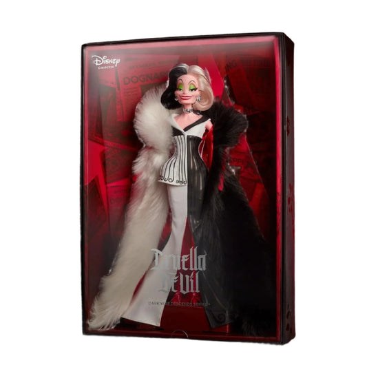 One Hundred and One Dalmatians Cruella De Vil Doll - Mattel Creations - Disney Darkness Descends Series
