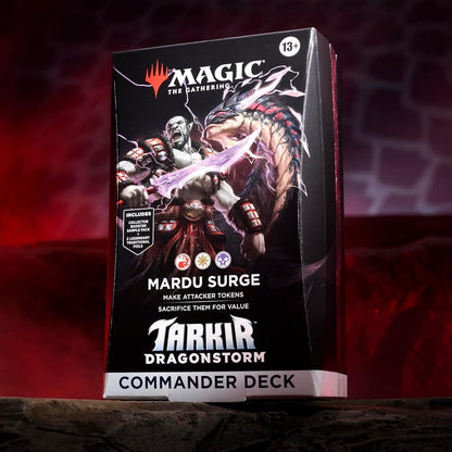 Magic: The Gathering Tarkir Dragonstorm Mardu Surge Commander Deck - W JustPressPlayOnline Magic: The Gathering Tarkir Dragonstorm Mardu Surge Commander Deck - W JustPressPlayOnline