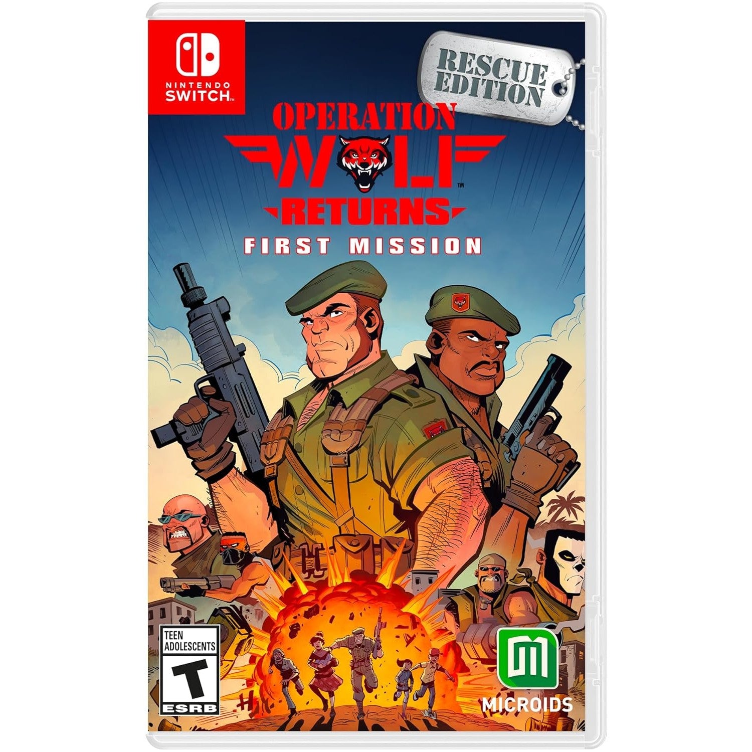 Operation Wolf Returns: First Mission - Rescue Edition - Nintendo Switch - Microids