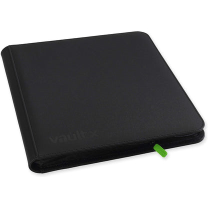 Exo-Tec Zip Binder XL - 12-Pocket, Holds 624 Cards, Black - Vault X