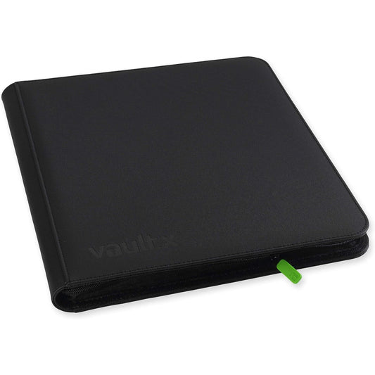 Exo-Tec Zip Binder XL - 12-Pocket, Holds 624 Cards, Black - Vault X