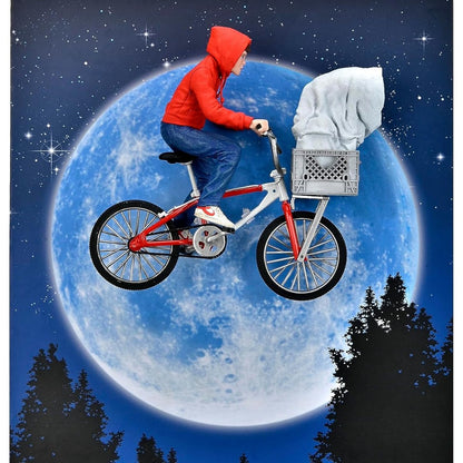 E.T. 40th Anniversary Elliot & E.T. on Bicycle 7" Scale Figure - NECA