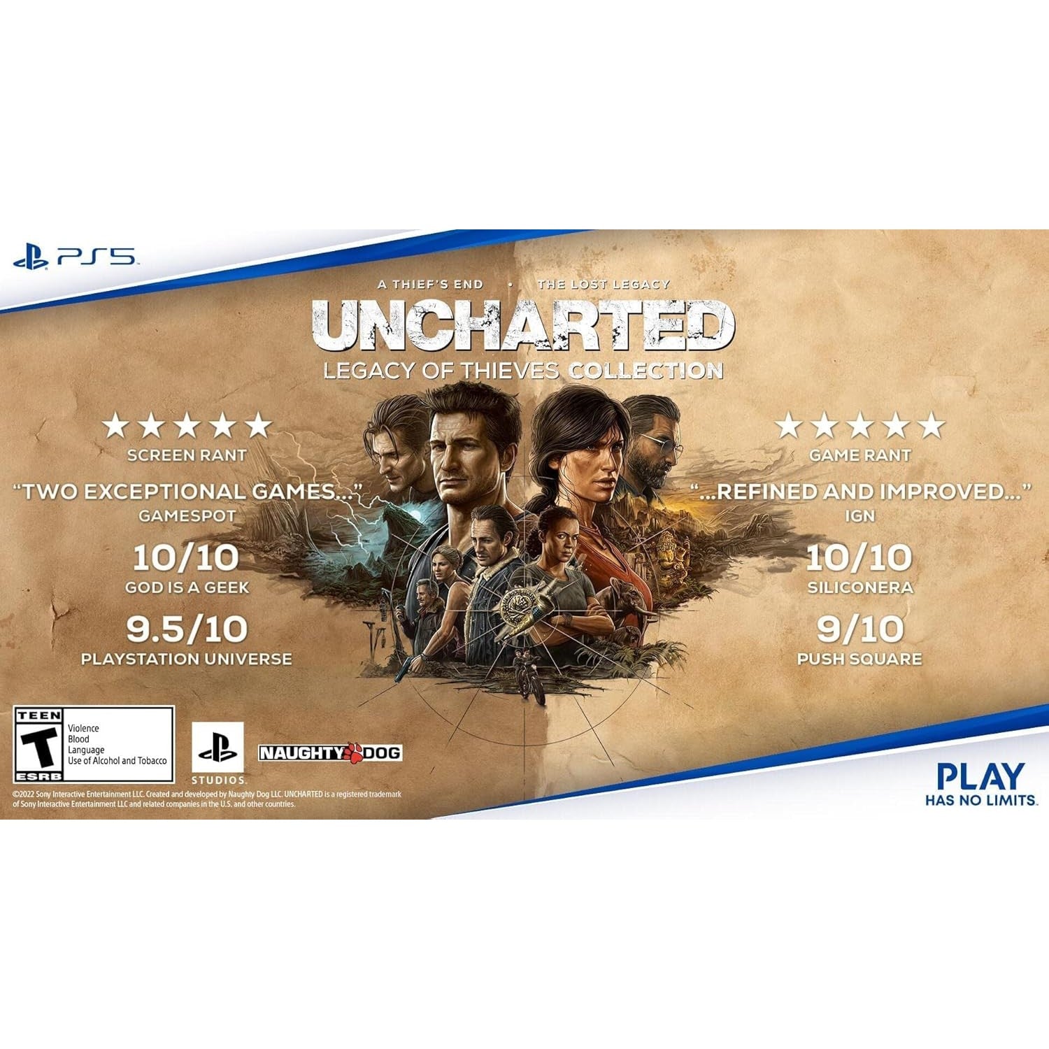 UNCHARTED: Legacy of Thieves Collection - PlayStation 5 - Naughty Dog