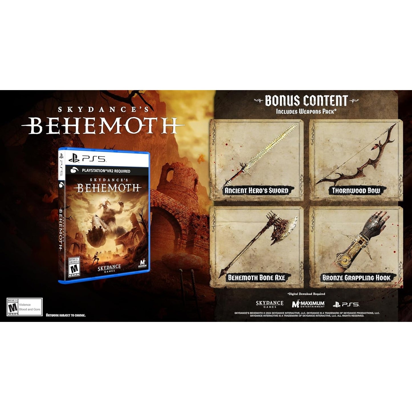 Skydance's Behemoth VR - PlayStation 5 (PSVR2) - Maximum Gaming