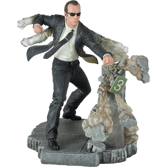 The Matrix Agent Smith Diamond Select Gallery Statue