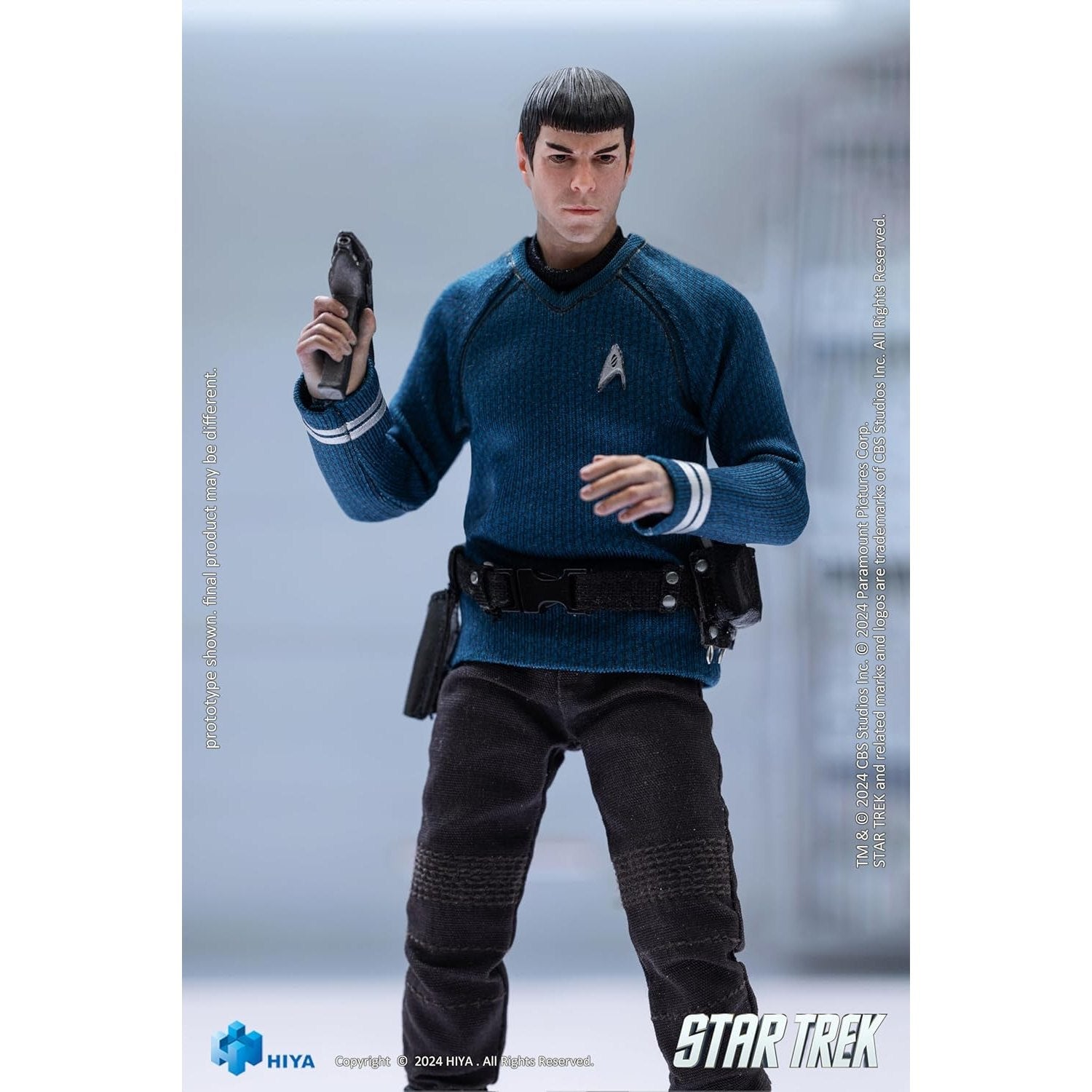 Star Trek 2009 Film Spock 1:12 Scale Action Figure - Hiya Toys Exquisite Super Series - PX Previews Exclusive!