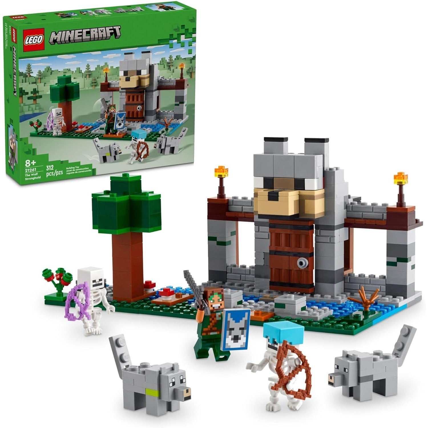 Minecraft The Wolf Stronghold Building Toy - LEGO #21261