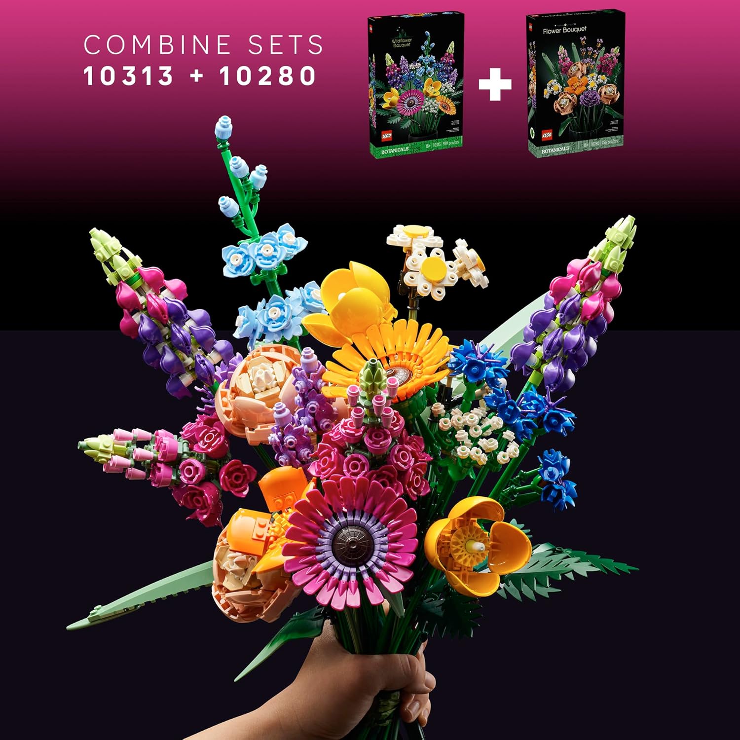 LEGO Icons Botanical Collection Flower Bouquet Building Set - LEGO #10280