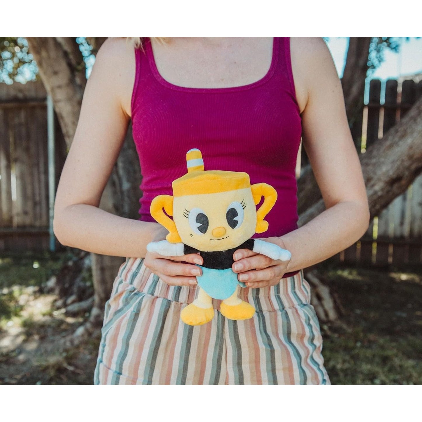 Cuphead Ms. Chalice 8" Collector Plush Toy - Toynk