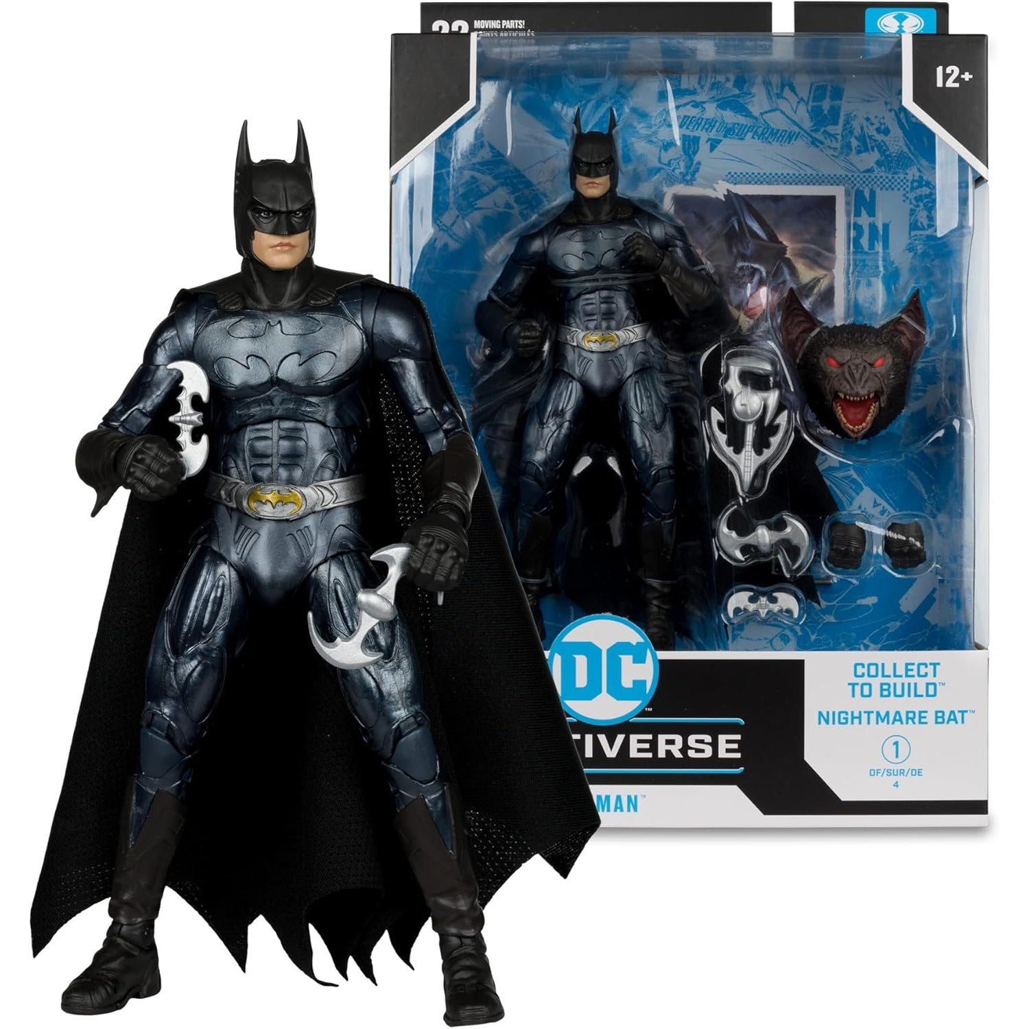 DC Multiverse Batman Forever Batman Action Figure - McFarlane Toys - Nightmare Bat CTB