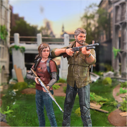 The Last of Us Joel & Ellie 6" Action Figure Set 2-Pack - Spin Master Ltd. Shapes Collection