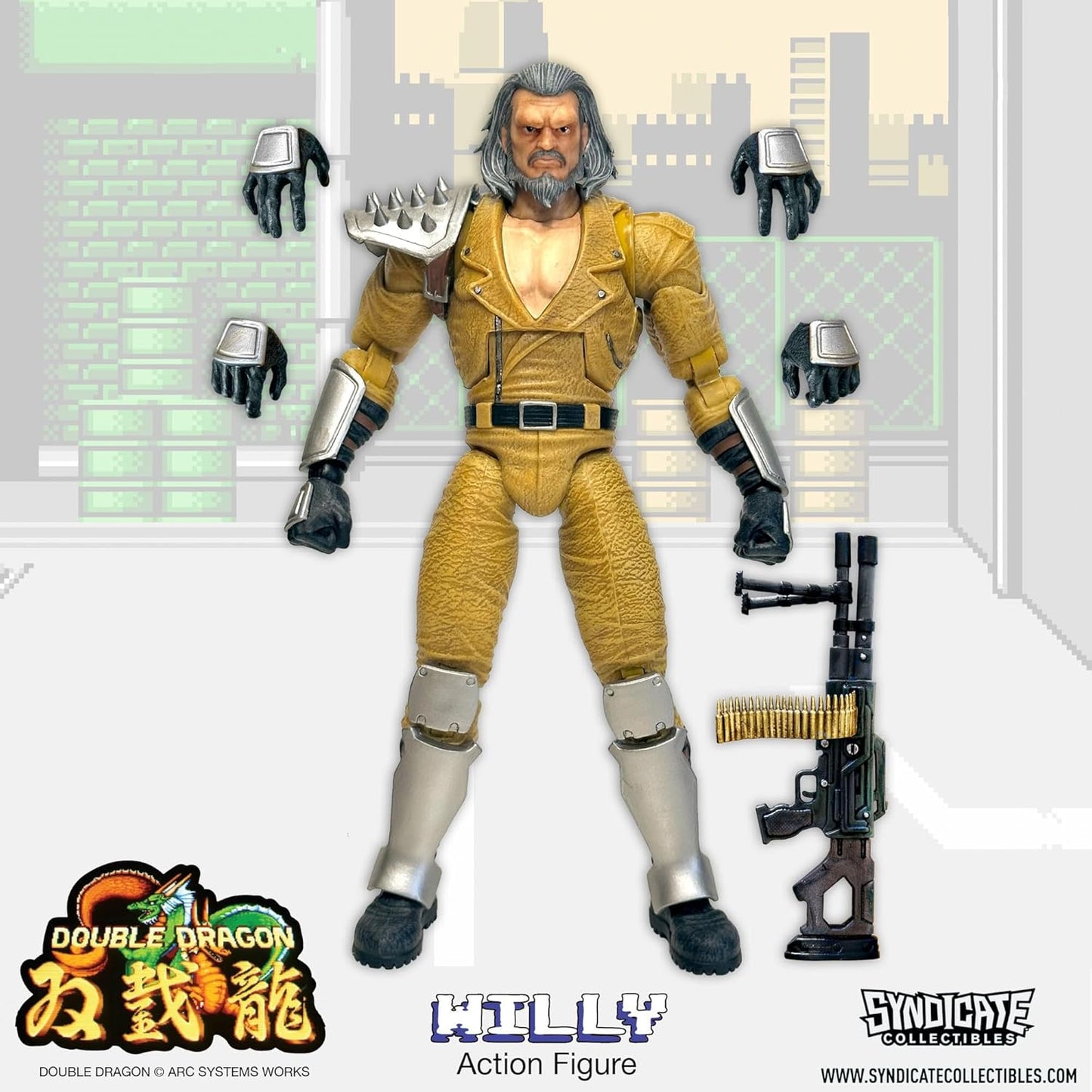 Double Dragon Willy Deluxe Action Figure - Syndicate Collectibles