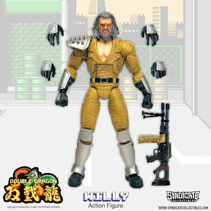 Double Dragon Willy Deluxe Action Figure - Syndicate Collectibles