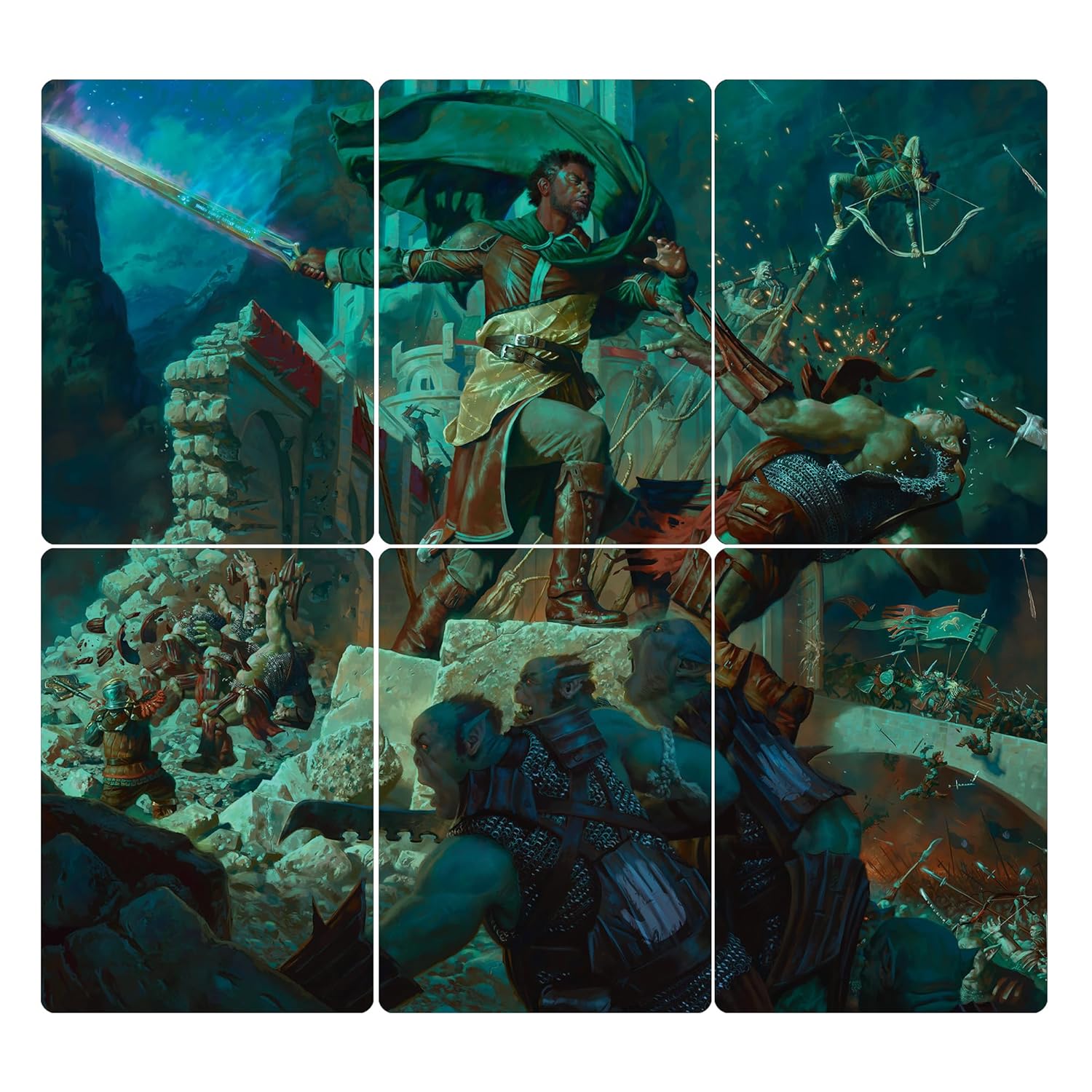 Magic: The Gathering The Lord of the Rings: Tales of Middle Earth - Aragorn at Helm's Deep Scene Box - Wizards of the Coast