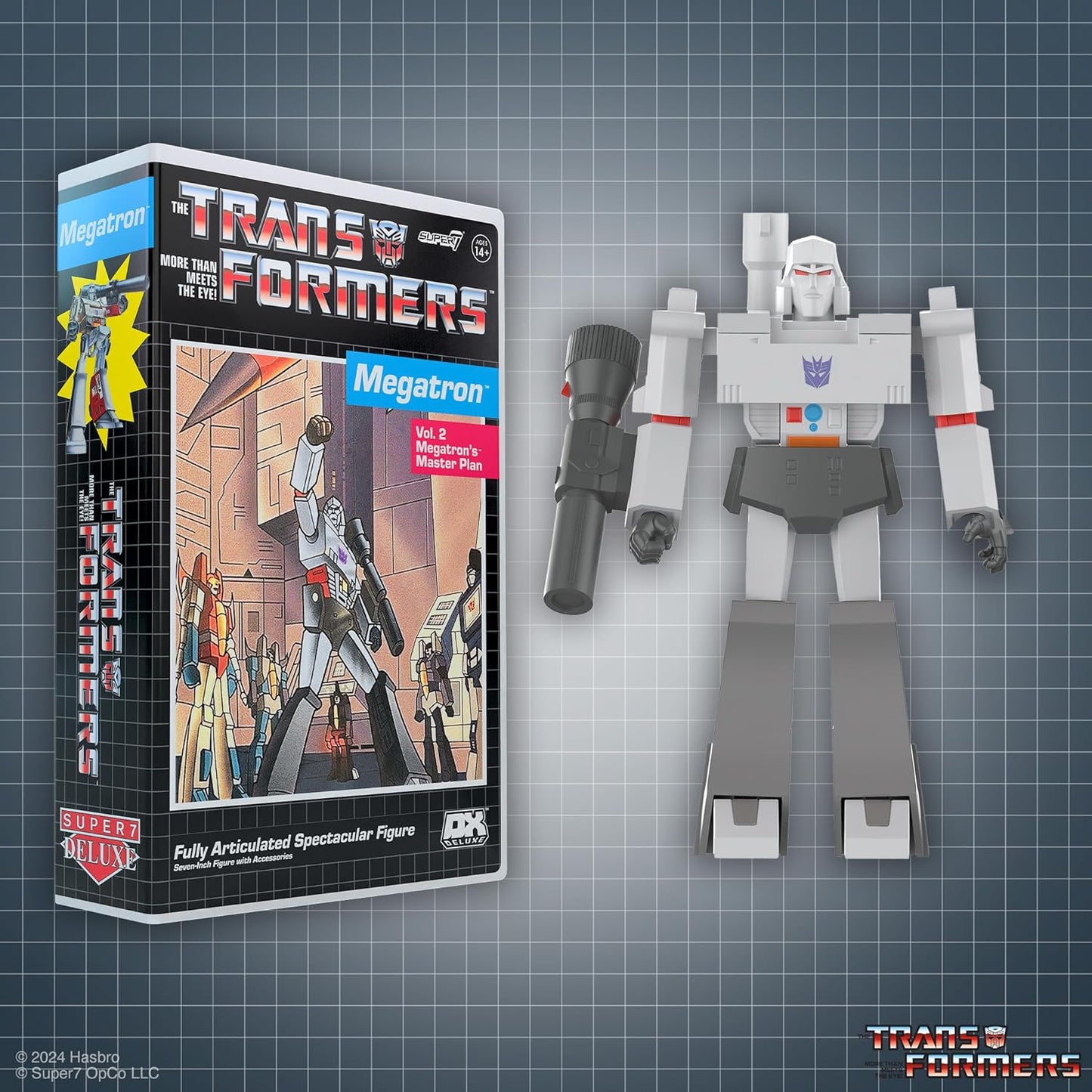 Transformers Megatron VHS Action Figure - Super7 Deluxe