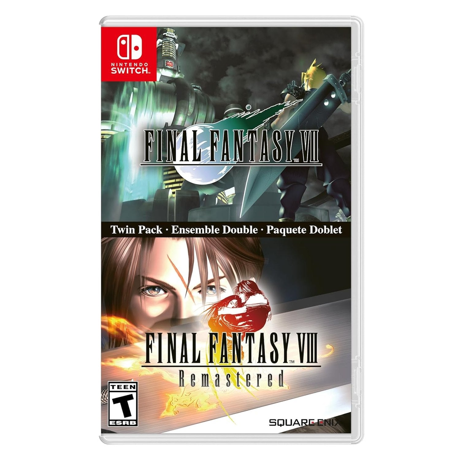 Final Fantasy VII & VIII Remastered Twin Pack - Nintendo Switch - Square Enix