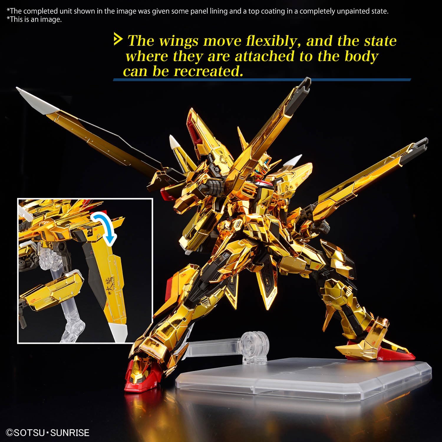 Mobile Suit Gundam SEED Destiny RG ORB-01 Akatsuki Gundam Oowashi Unit 1/144 Scale Model Kit - Bandai Spirits