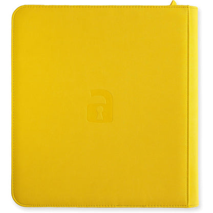 Exo-Tec Zip Binder TCG Card Album - XL, Yellow, 26 Pages, 12 Pocket - Vault X