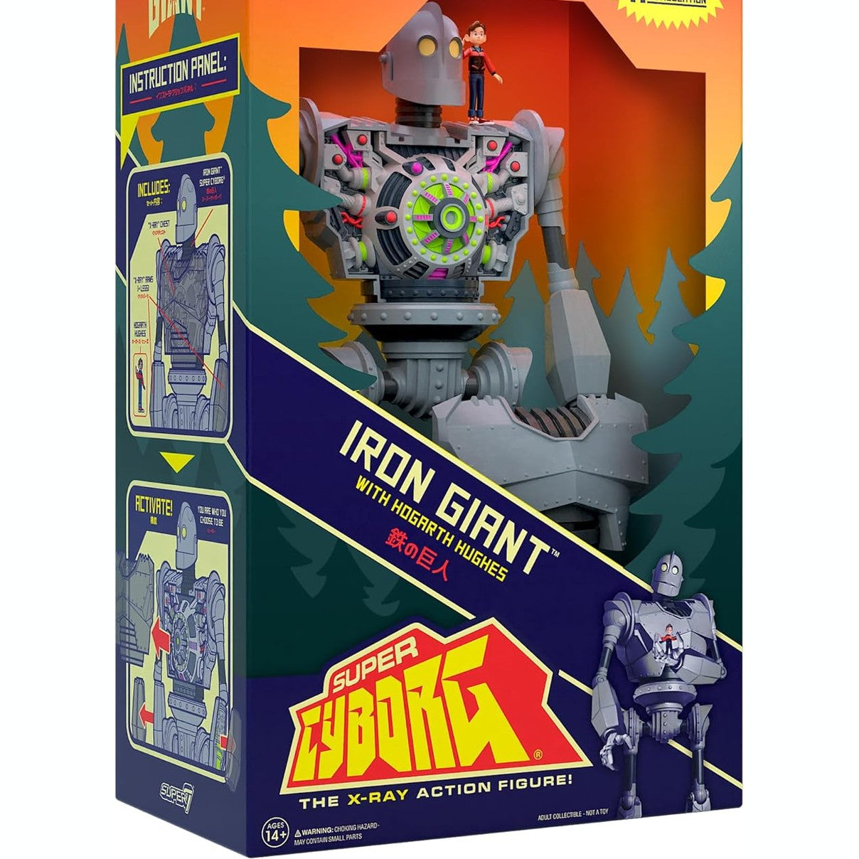 The Iron Giant Super Cyborg Iron Giant Full Color Ver. Action Figure - Super7